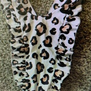 Leopard Print Kids Swimsuit